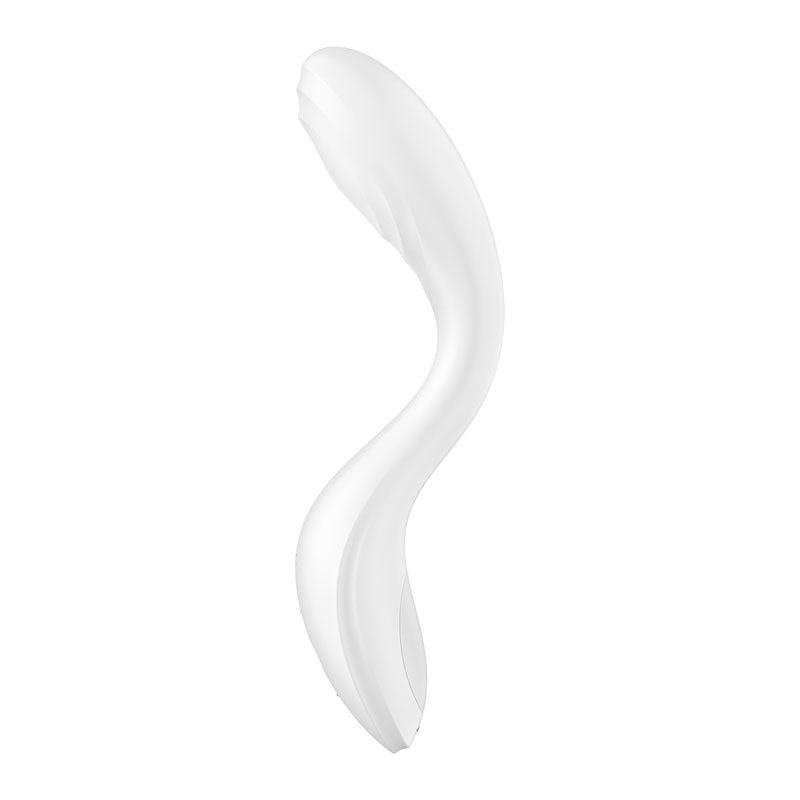 Satisfyer Rrrolling Pleasure G-Spot Vibrator White - Vibrant Vibes Australia - Quality Sex Toys - Great Prices - Sex Toys Australia