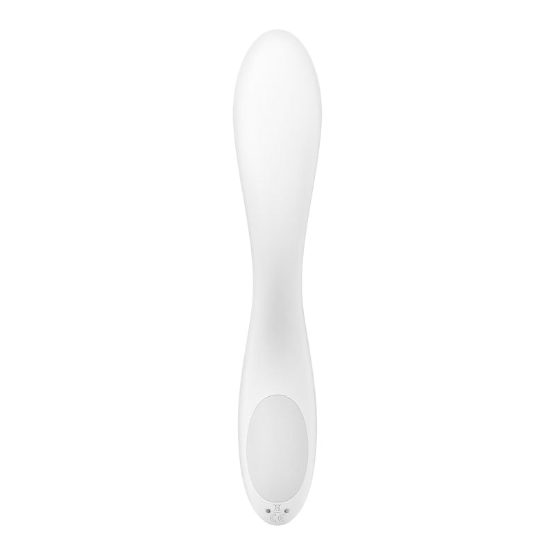 Satisfyer Rrrolling Pleasure G-Spot Vibrator White - Vibrant Vibes Australia - Quality Sex Toys - Great Prices - Sex Toys Australia