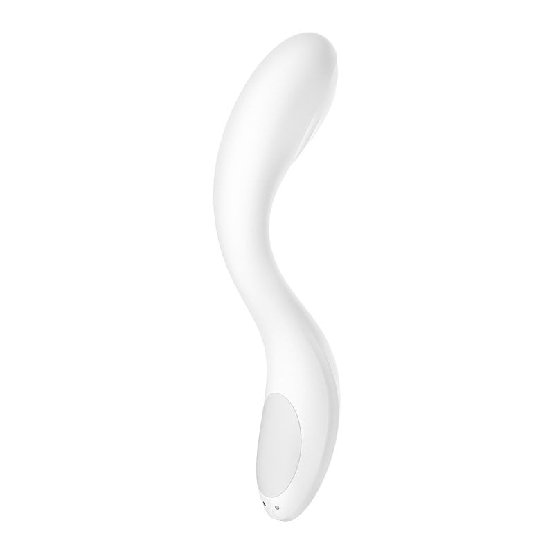 Satisfyer Rrrolling Pleasure G-Spot Vibrator White - Vibrant Vibes Australia - Quality Sex Toys - Great Prices - Sex Toys Australia