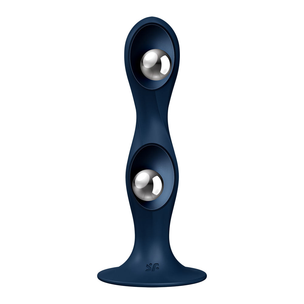 Satisfyer Double Ball-R Dildo Blue - Vibrant Vibes Australia - Quality Sex Toys - Great Prices - Sex Toys Australia