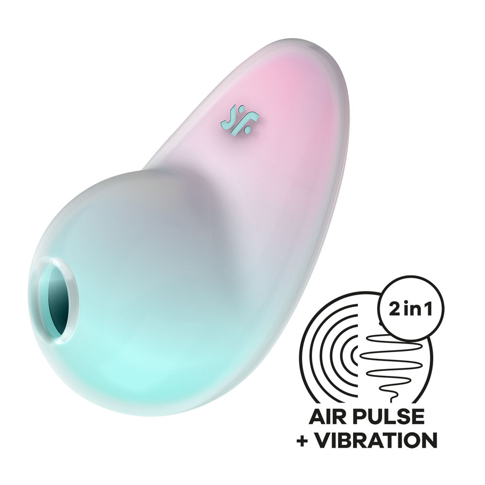 Satisfyer Pixie Dust Mint/Pink - Vibrant Vibes Australia - Quality Sex Toys - Great Prices - Sex Toys Australia