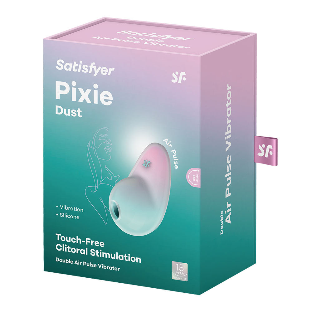 Satisfyer Pixie Dust Mint/Pink - Vibrant Vibes Australia - Quality Sex Toys - Great Prices - Sex Toys Australia