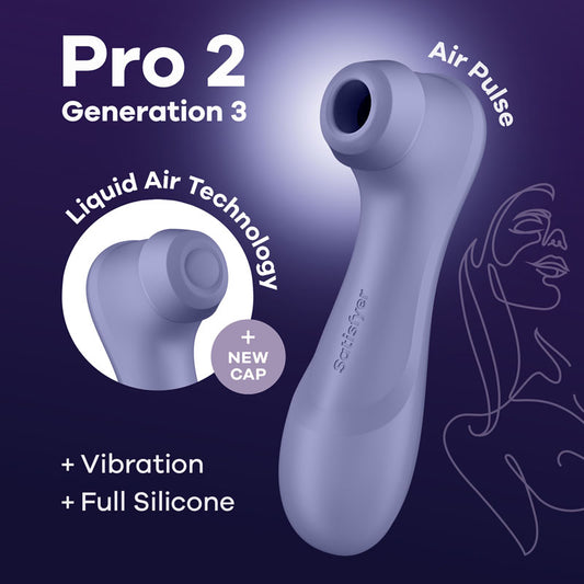 Satisfyer Pro 2 Gen 3 Clitoral Stimulator Lilac - Vibrant Vibes Australia - Quality Sex Toys - Great Prices - Sex Toys Australia