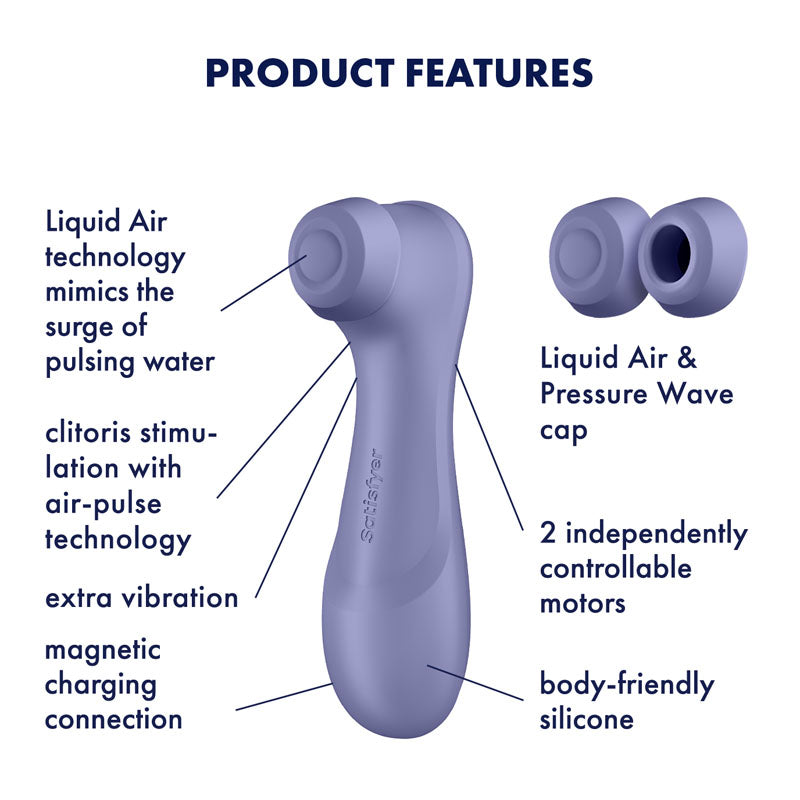 Satisfyer Pro 2 Gen 3 Clitoral Stimulator Lilac - Vibrant Vibes Australia - Quality Sex Toys - Great Prices - Sex Toys Australia