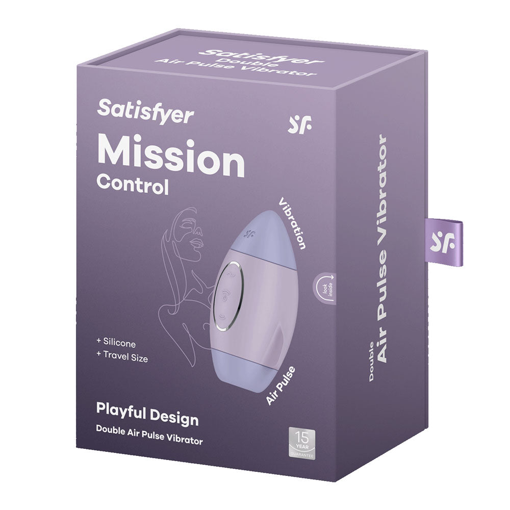 Satisfyer Mission Control - Violet - Vibrant Vibes Australia - Quality Sex Toys - Great Prices - Sex Toys Australia