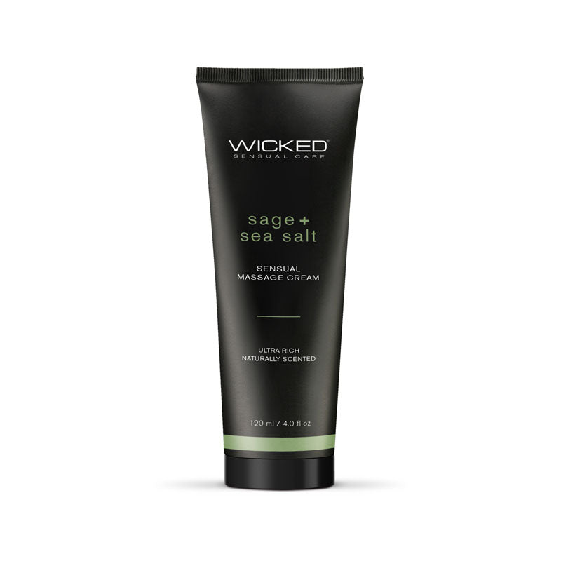 Wicked SAGE + SEA SALT Sensual Massage Cream - Vibrant Vibes Australia - Quality Sex Toys - Great Prices - Sex Toys Australia