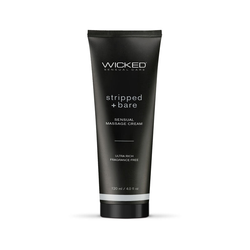 Wicked STRIPPED + BARE Sensual Massage Cream - Vibrant Vibes Australia - Quality Sex Toys - Great Prices - Sex Toys Australia