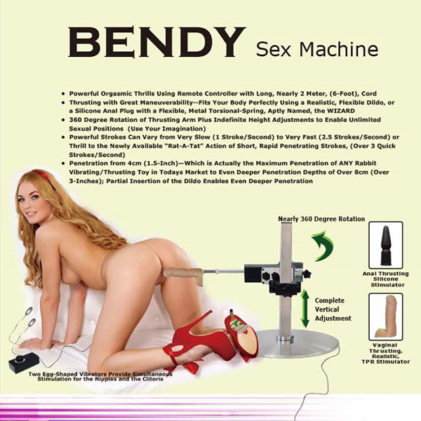 Bendy Sex Machine - Vibrant Vibes Australia - Quality Sex Toys - Great Prices - Sex Toys Australia