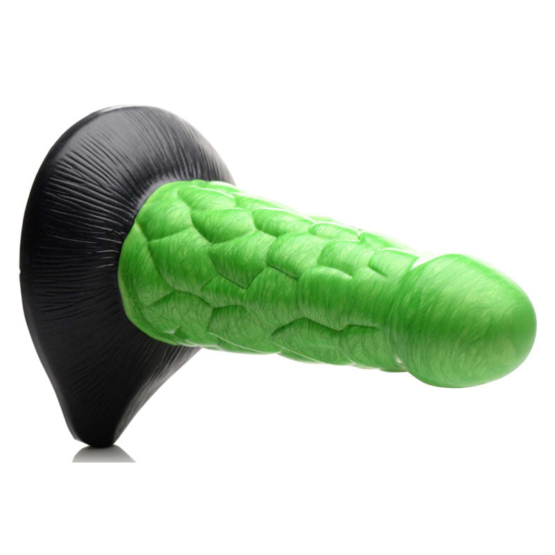 Creature Cocks Radioactive Reptile Thick Scaly Silicone Dildo - Vibrant Vibes Australia - Quality Sex Toys - Great Prices - Sex Toys Australia