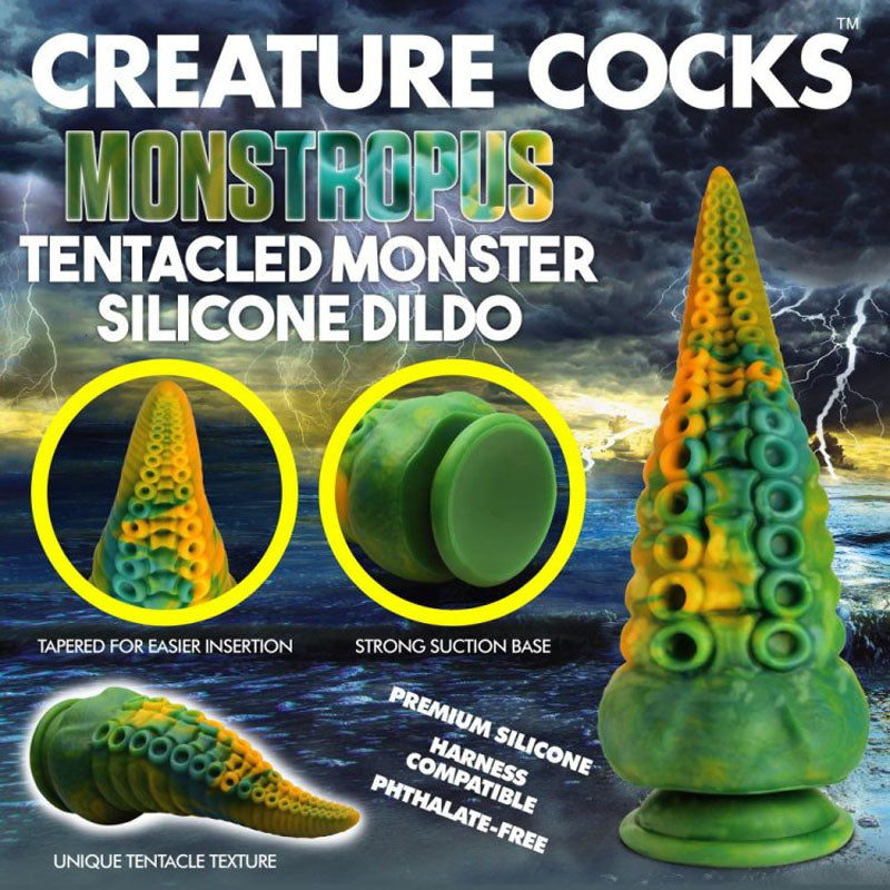 Creature Cocks Monstropus Tentacled Monster Silicone Dildo - Vibrant Vibes Australia - Quality Sex Toys - Great Prices - Sex Toys Australia