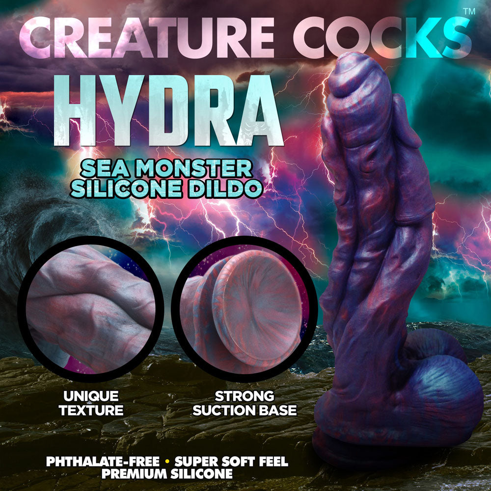 Creature Cocks Hydra Silicone Dildo - Vibrant Vibes Australia - Quality Sex Toys - Great Prices - Sex Toys Australia