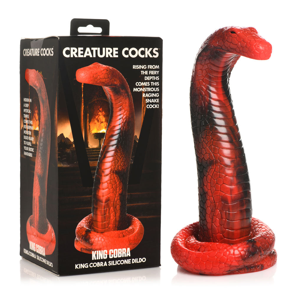 Creature Cocks King Cobra Silicone Dildo - Vibrant Vibes Australia - Quality Sex Toys - Great Prices - Sex Toys Australia