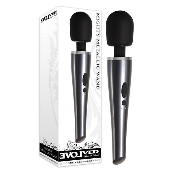 Evolved Mighty Metallic Wand - Vibrant Vibes Australia - Quality Sex Toys - Great Prices - Sex Toys Australia