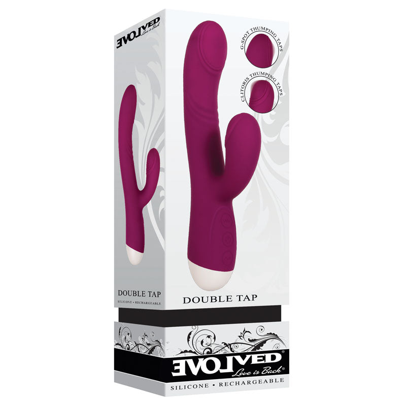 Evolved Double Tap - Vibrant Vibes Australia - Quality Sex Toys - Great Prices - Sex Toys Australia