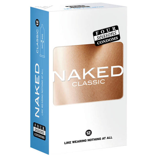 Four Seasons Naked Classic Condom 12 Pc - Vibrant Vibes Australia - Quality Sex Toys - Great Prices - Sex Toys Australia