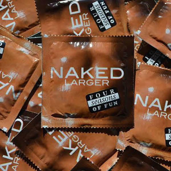 Four Seasons Naked Larger Condoms - Bulk 144 Pack - Vibrant Vibes Australia - Quality Sex Toys - Great Prices - Sex Toys Australia