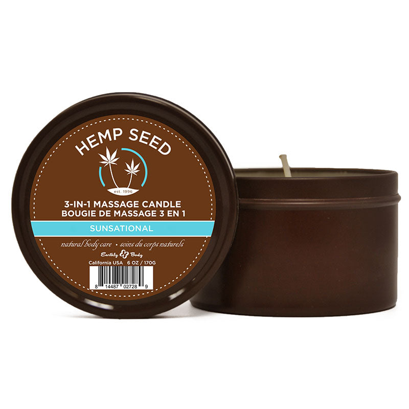 Hemp Seed 3-In-1 Massage Candle - Vibrant Vibes Australia - Quality Sex Toys - Great Prices - Sex Toys Australia