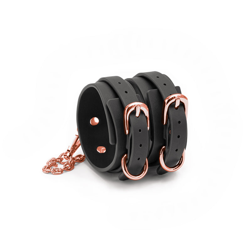 Bondage Couture Ankle Cuffs - - Vibrant Vibes Australia - Quality Sex Toys - Great Prices - Sex Toys Australia