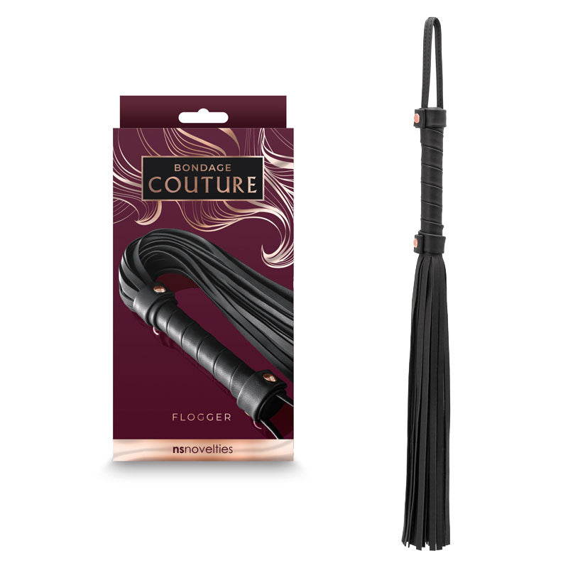 Bondage Couture Flogger - - Vibrant Vibes Australia - Quality Sex Toys - Great Prices - Sex Toys Australia