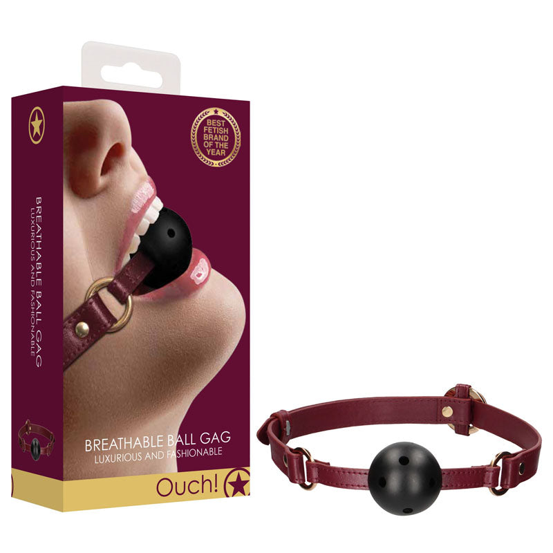 OUCH! Halo - Breathable Ball Gag - Vibrant Vibes Australia - Quality Sex Toys - Great Prices - Sex Toys Australia