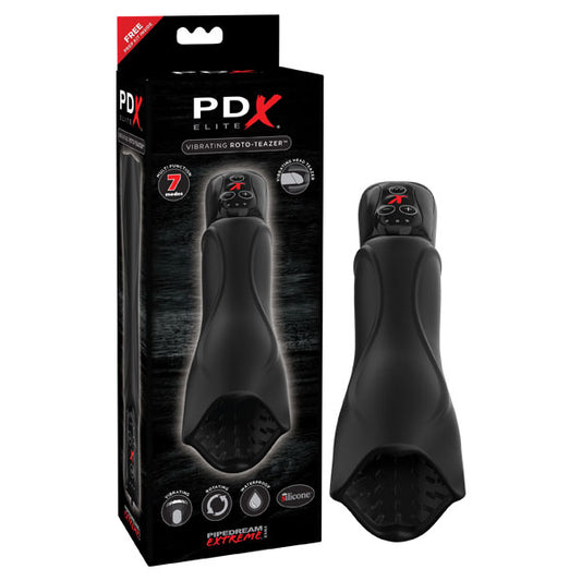 PDX Elite Vibrating Roto-Teazer - Vibrant Vibes Australia - Quality Sex Toys - Great Prices - Sex Toys Australia