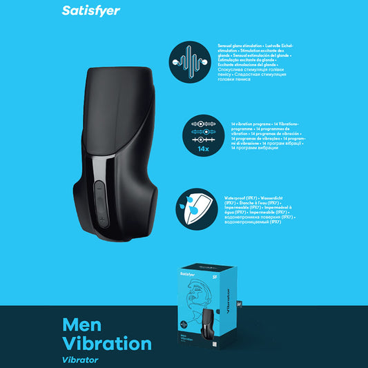 Satisfyer Men Vibration - Vibrant Vibes Australia - Quality Sex Toys - Great Prices - Sex Toys Australia