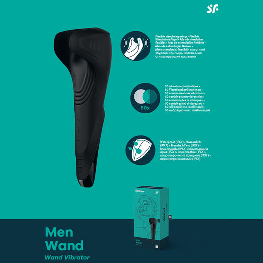 Satisfyer Men Wand - Vibrant Vibes Australia - Quality Sex Toys - Great Prices - Sex Toys Australia