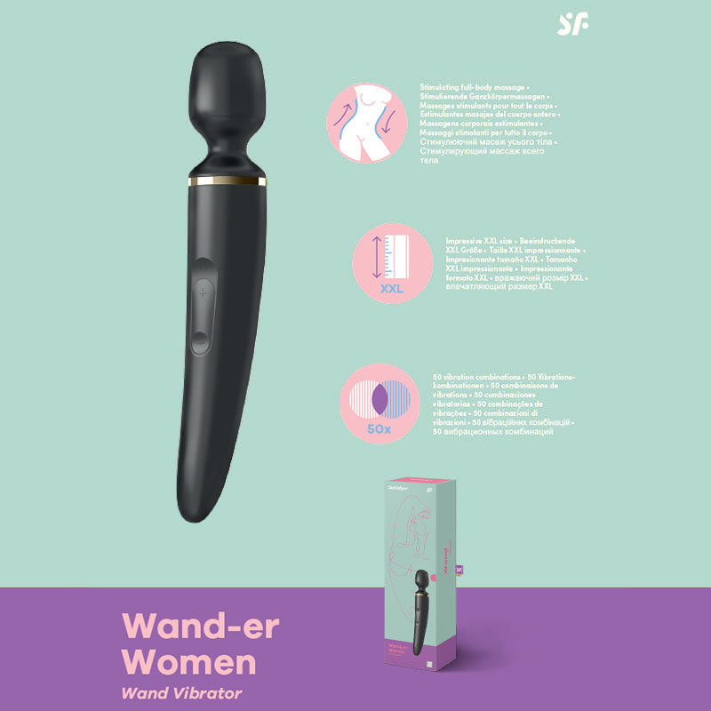 Satisfyer Wand-er Woman - Vibrant Vibes Australia - Quality Sex Toys - Great Prices - Sex Toys Australia